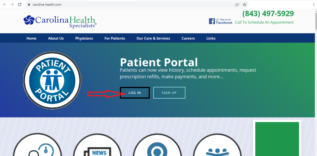 carolina health specialist patient portal