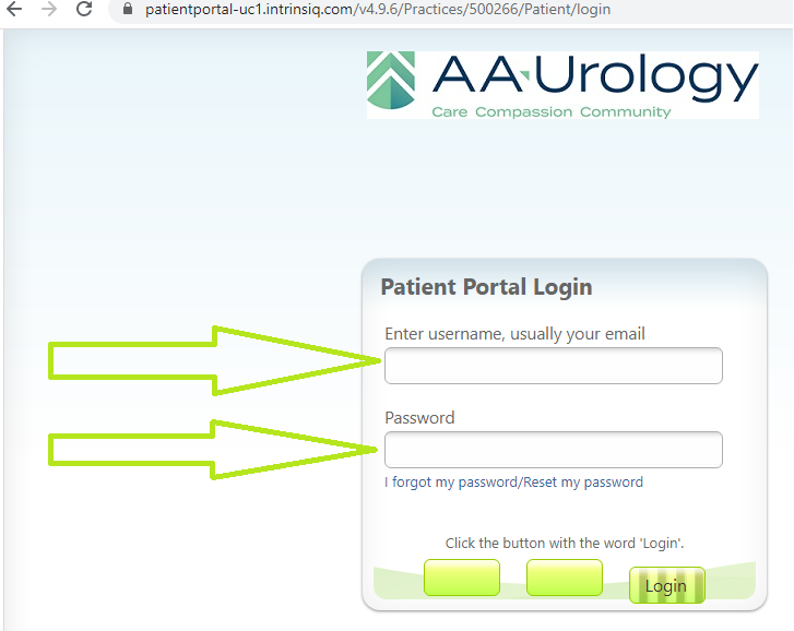 aa urology patient portal