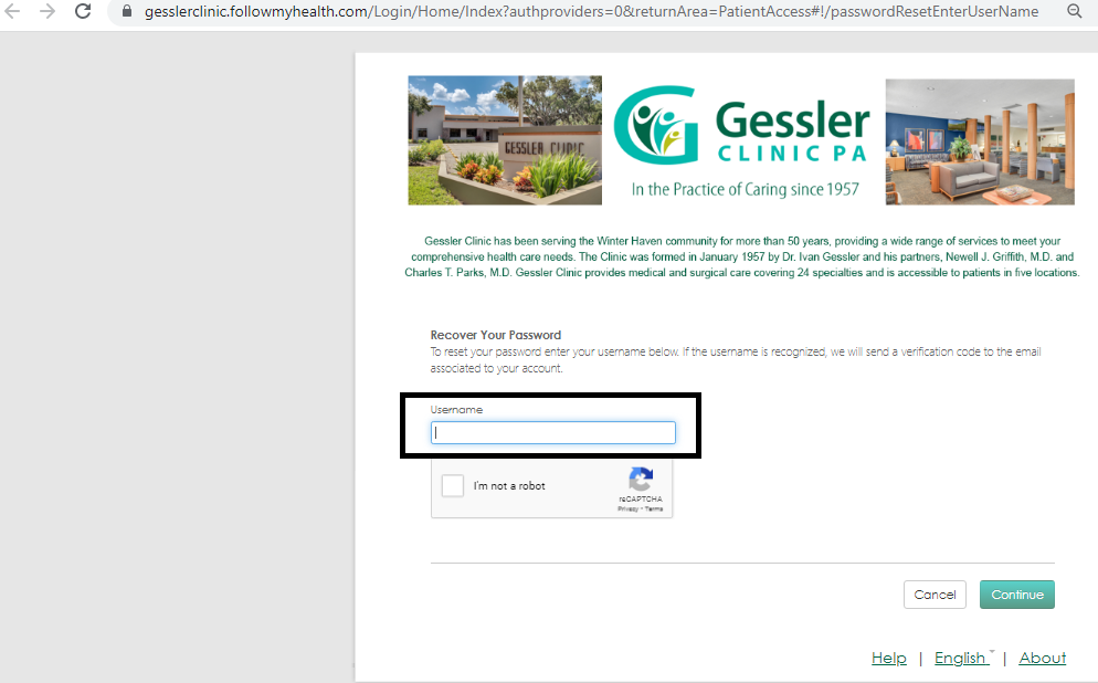 gessler clinic patient portal