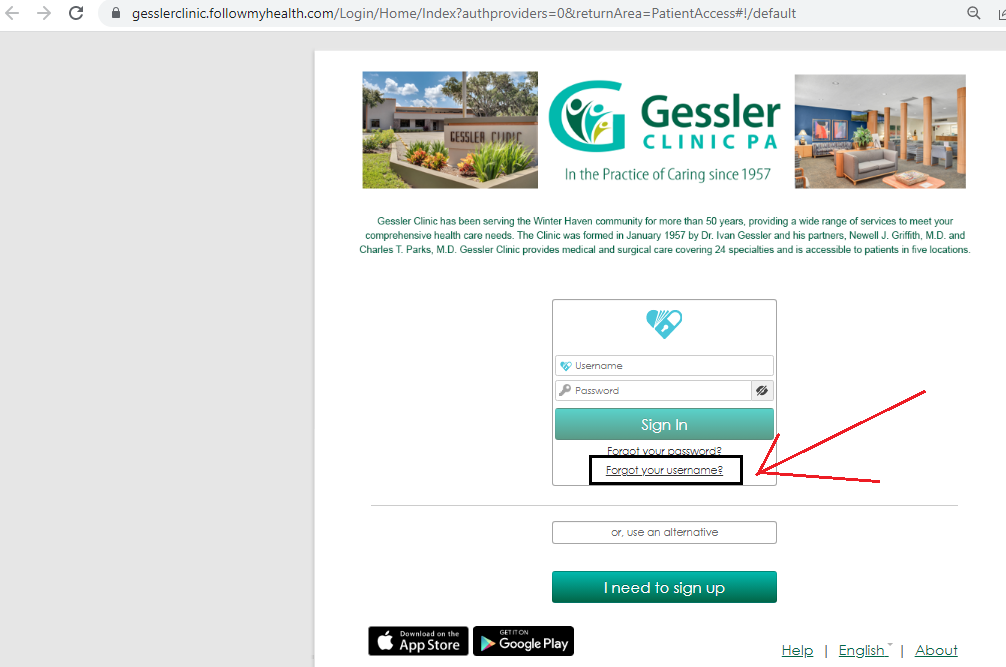 gessler clinic patient portal