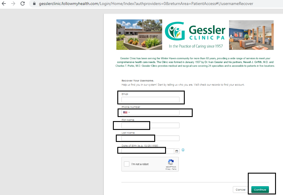 gessler clinic patient portal