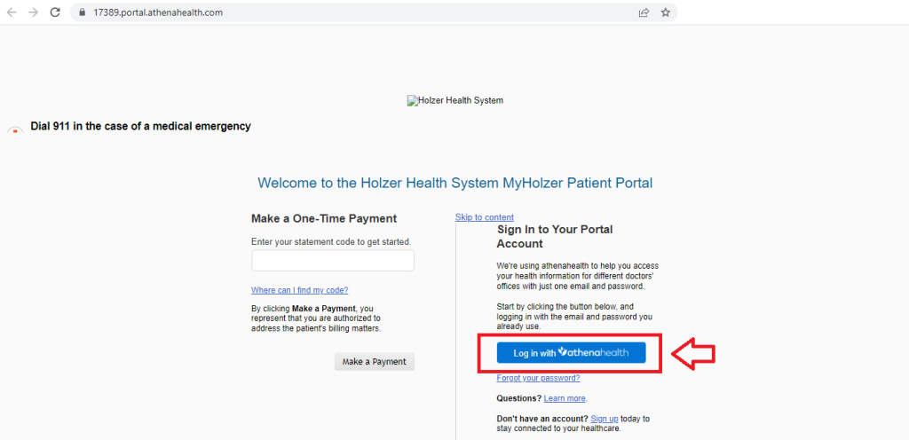 Holzer Patient Portal 