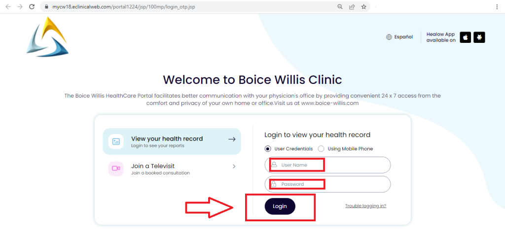 Boice Willis Patient Portal