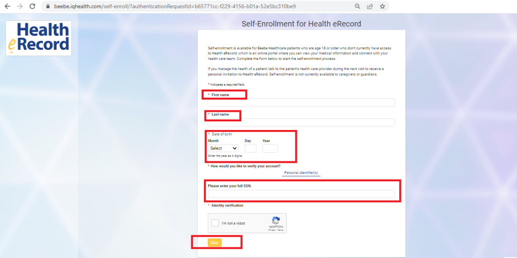 Beebe Patient Portal