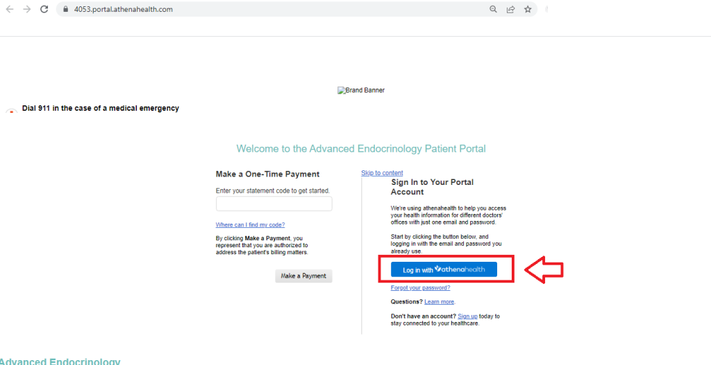 Advanced Endocrinology Patient Portal 