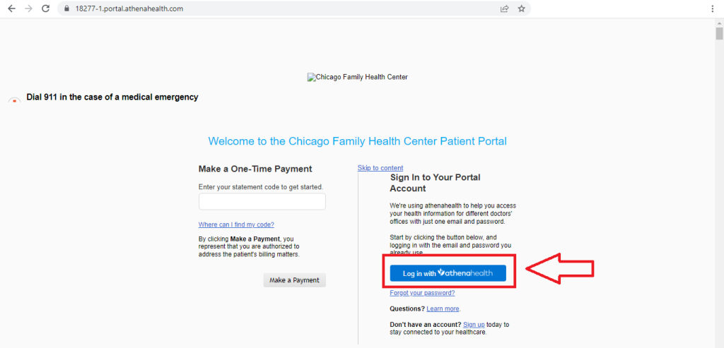 CFHC Patient Portal Login