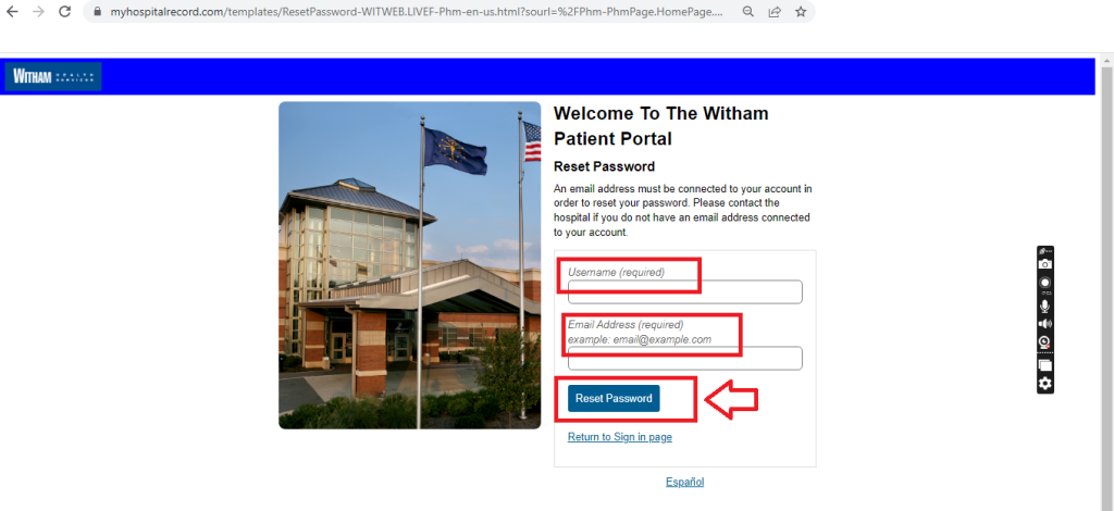 Witham Patient Portal