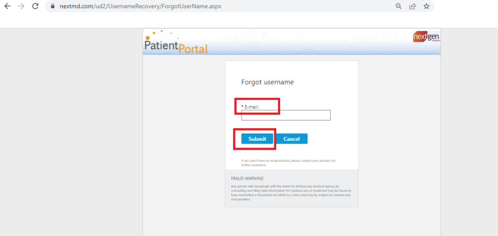 OSMC Patient Portal