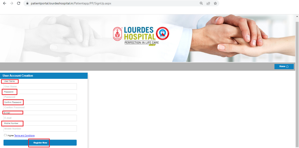 Lourdes Patient Portal