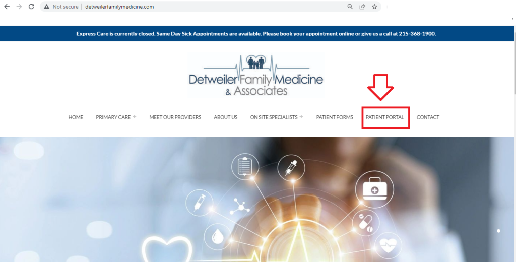 Detweiler Family Medicine Portal Login