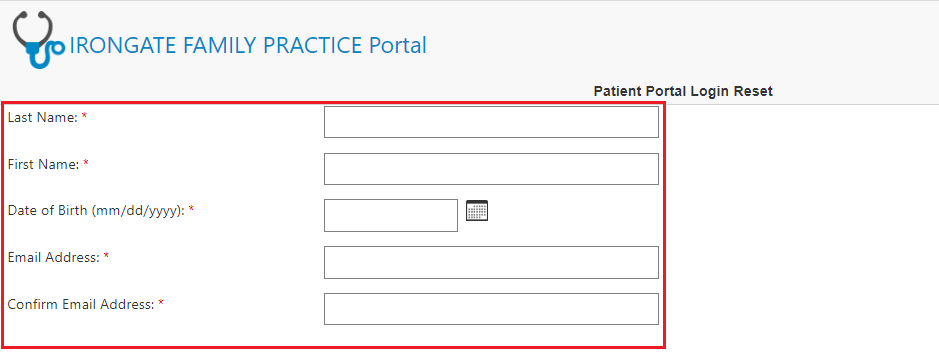 Irongate Family Practice Patient Portal