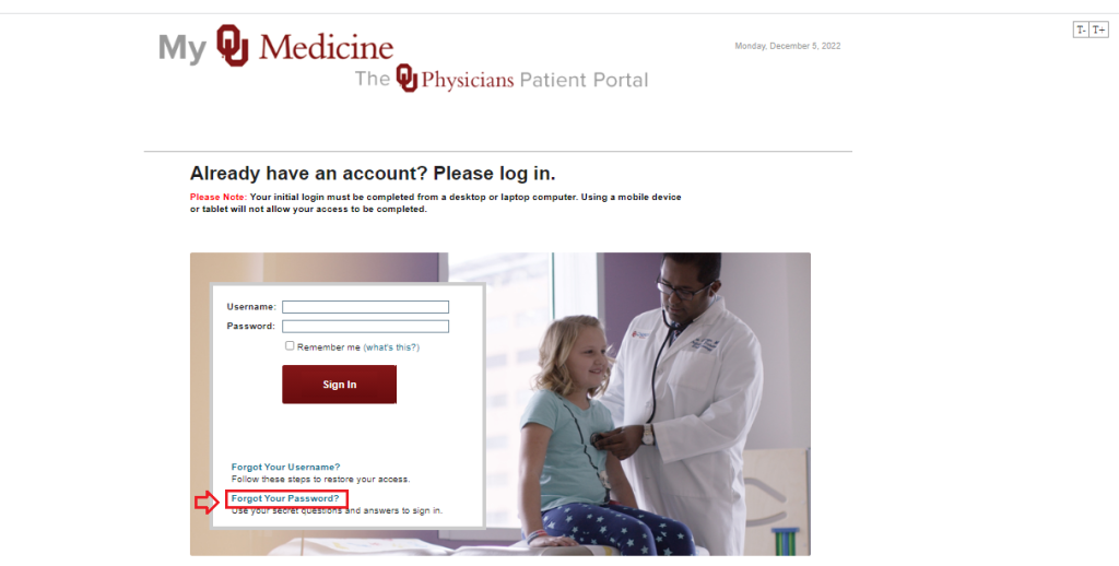 Myoumedicine Patient Portal