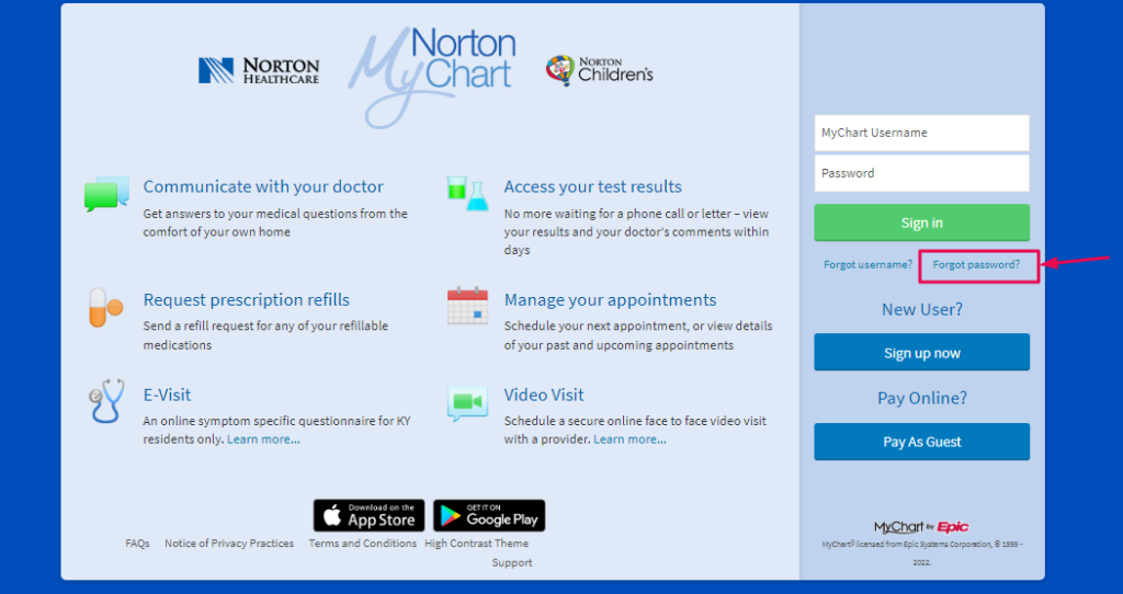 Norton Healthcare Patient Portal