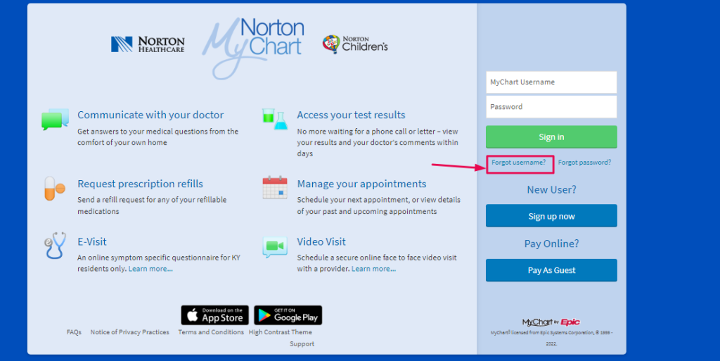 Norton Healthcare Patient Portal