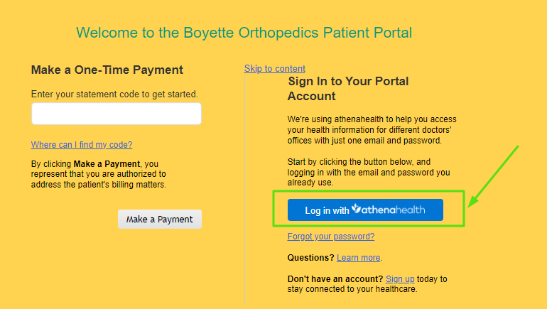 Boyette Orthopedics Patient Portal