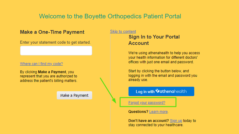 Boyette Orthopedics Patient Portal