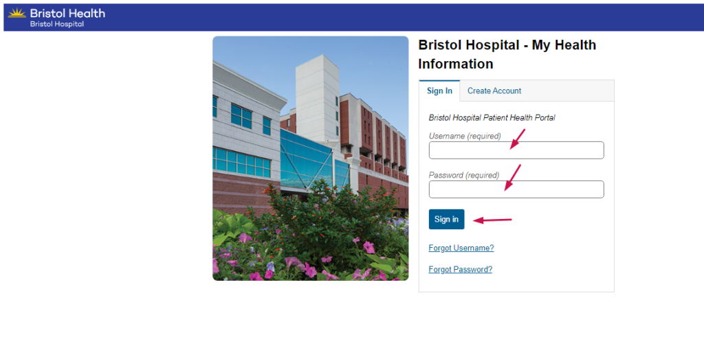 Bristol Hospital Patient Portal