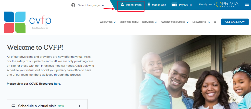 CVFP Patient Portal