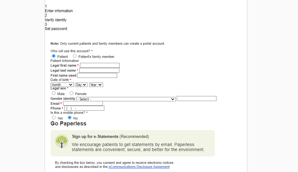 CVFP Patient Portal