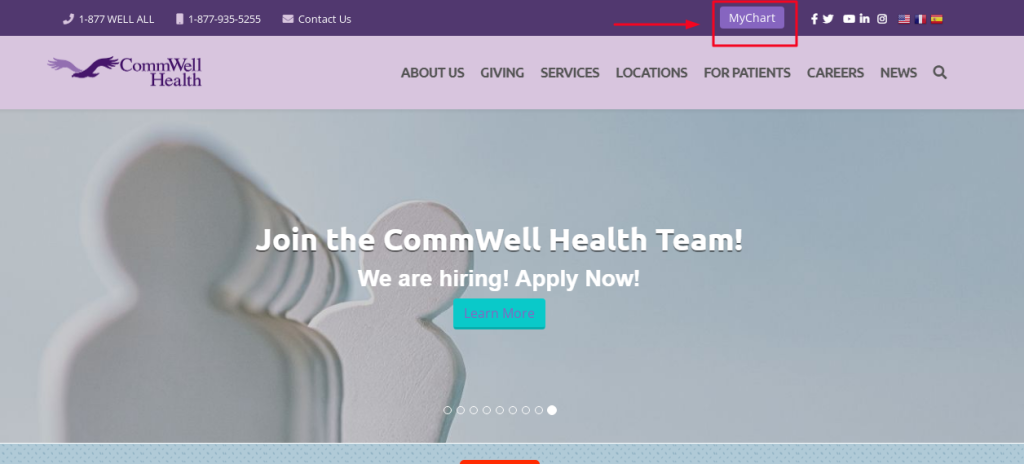 Commwell Health Patient Portal