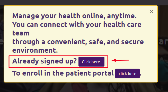 Commwell Health Patient Portal