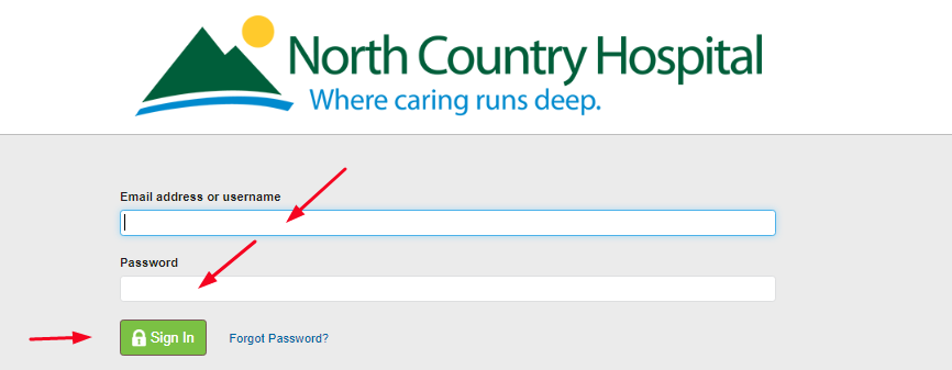 North Country Hospital Patient Portal 2