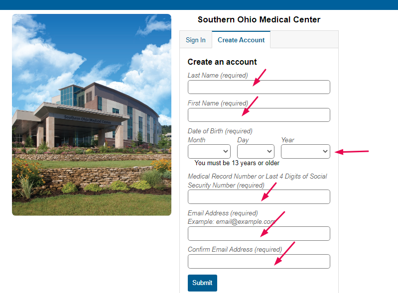 SOMC Patient Portal  