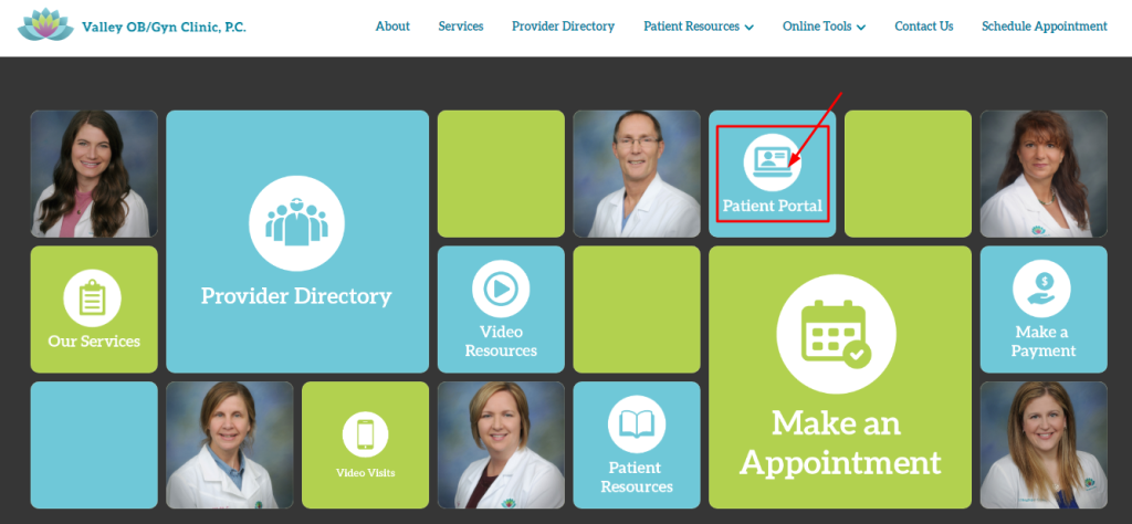 Valley ObGyn Clinic Patient Portal