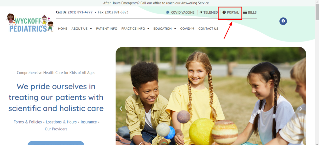 Wyckoff Pediatrics Patient Portal