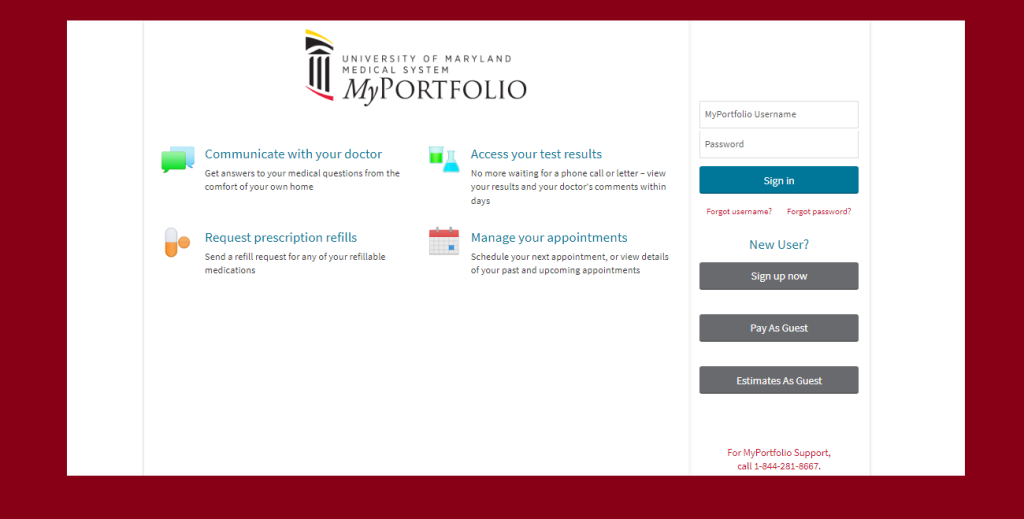 umms org patient login