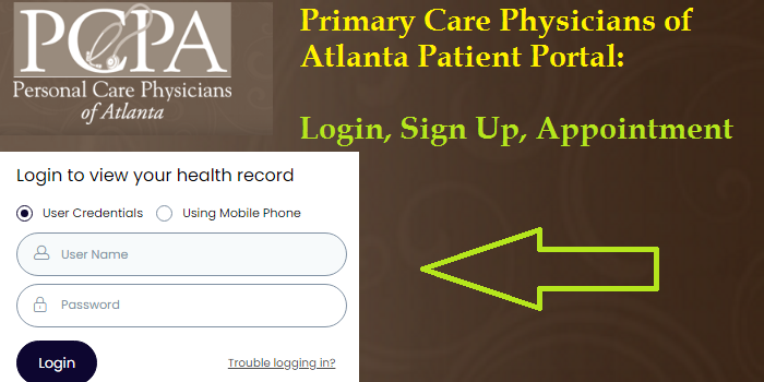 Primary Care Physicians of Atlanta Patient Portal Login -
