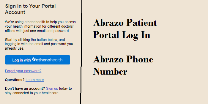 Abrazo Patient Portal