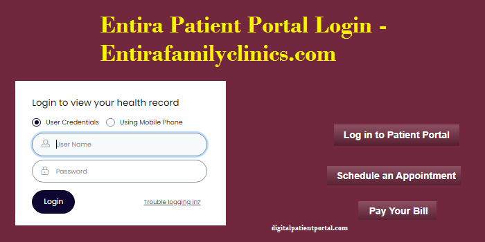 Entira Patient Portal Login