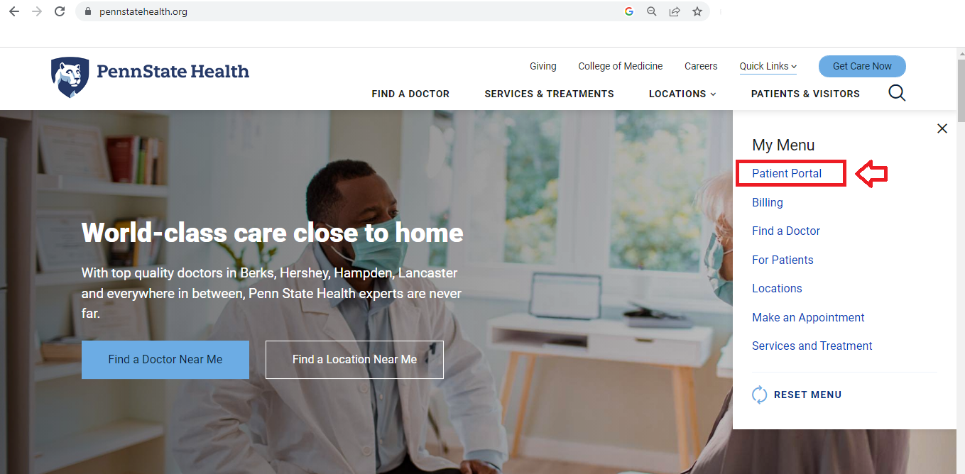 Penn State Patient Portal Login - www.pennstatehealth.org - Digital