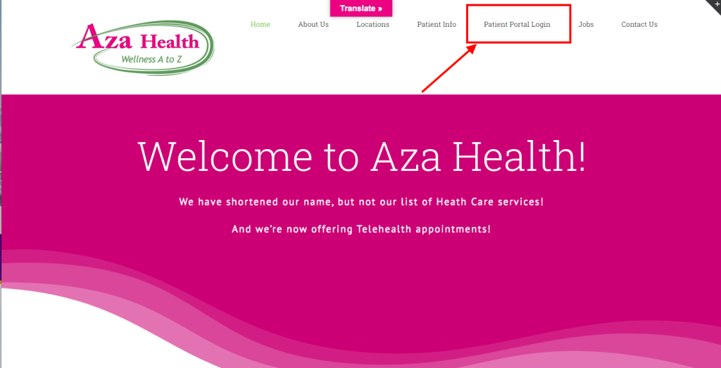 Aza Health Patient Portal