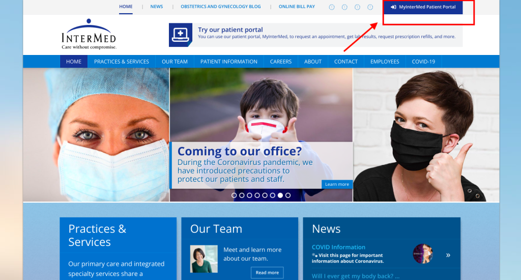 Myintermed Patient Portal