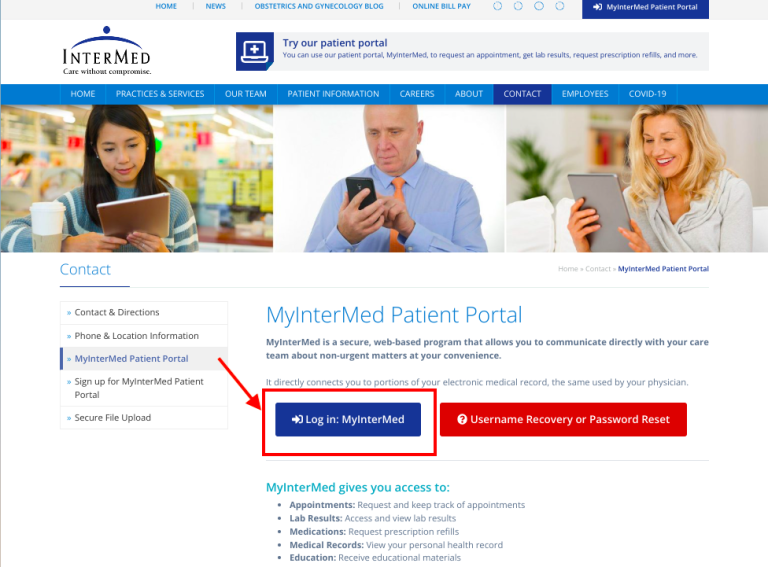 Myintermed Patient Portal Login Digital Patient Portal(00)