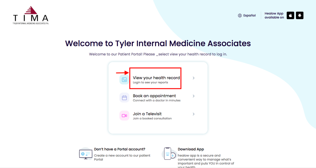 Tima Patient Portal Login