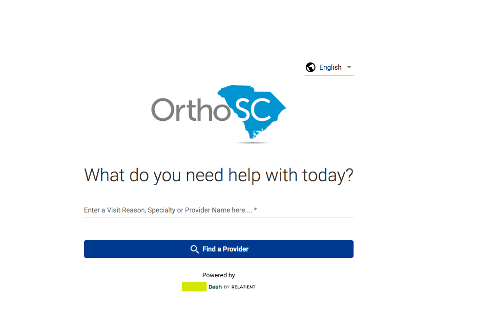 OrthoSC Patient Portal