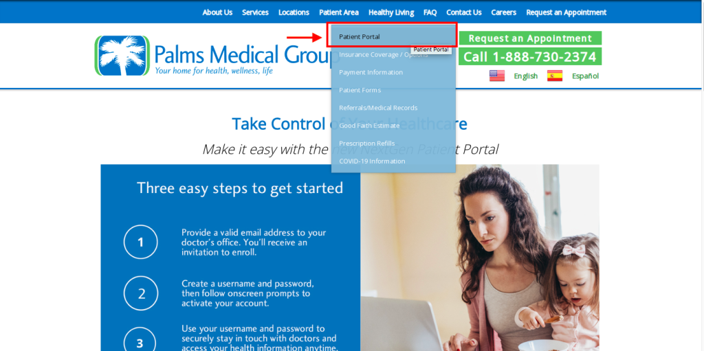 Palm Medical Group Patient Portal