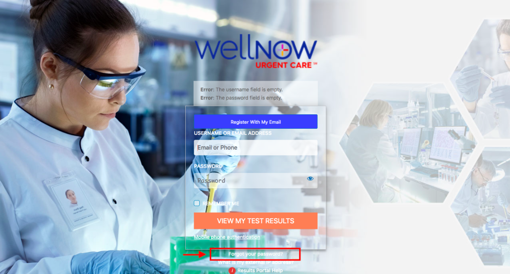 Wellnow Patient Portal