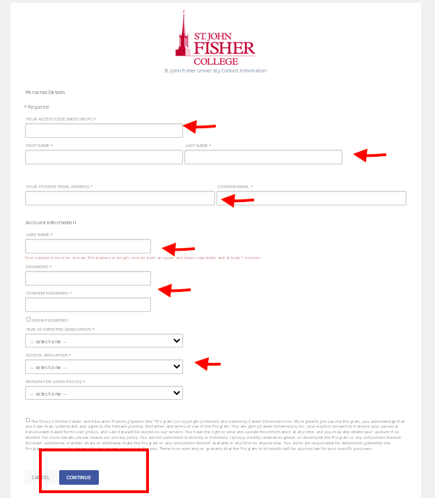 St. John Fisher College Patient Portal