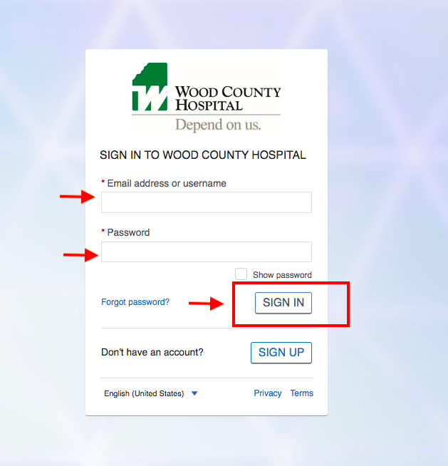 Wood County Hospital Patient Portal