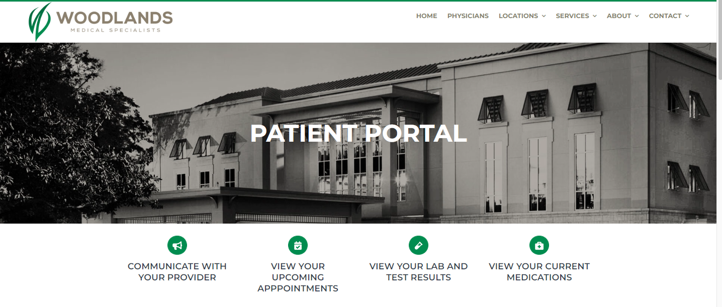 Woodlands Patient Portal