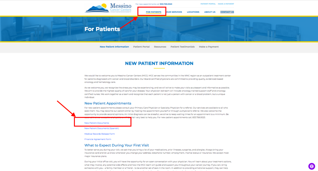 Messino Patient Portal