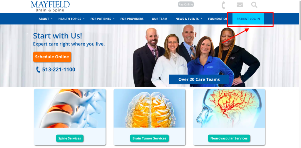 Mayfield Brain And Spine Patient Portal