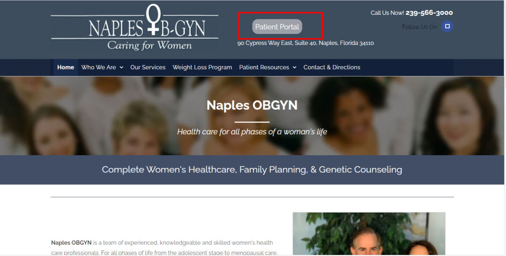 Naples Obgyn Patient Portal