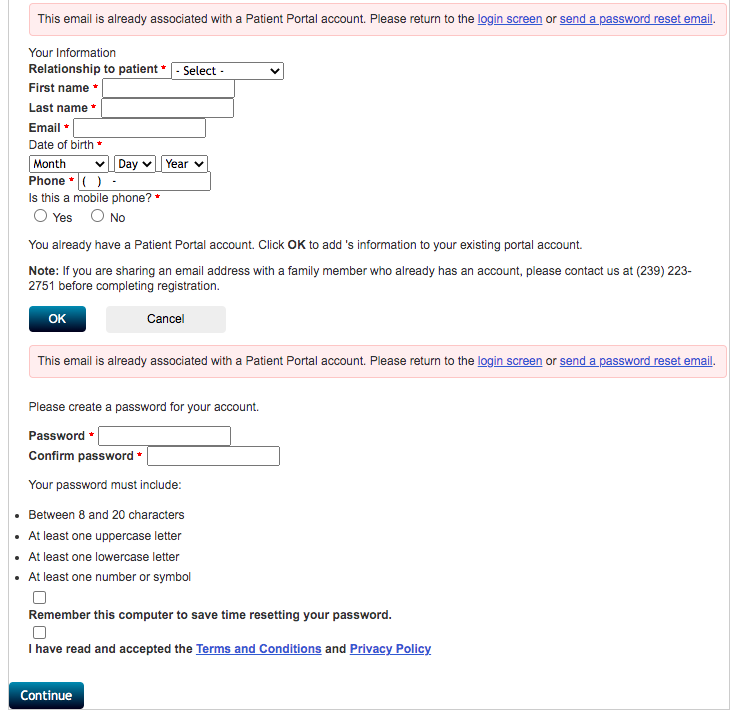 ELITE DNA Patient Portal Login