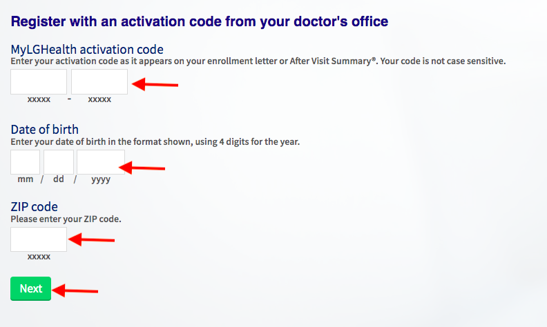 MyLGHealth Patient Portal