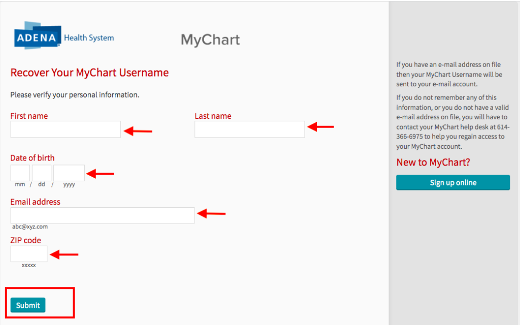 Adena Patient Portal